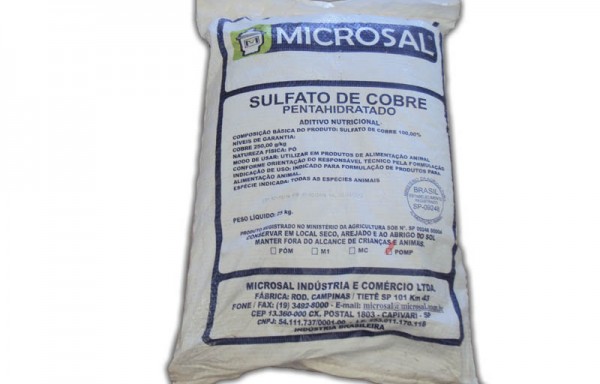 SULFATO DE COBRE 25 KGS – COD 00040